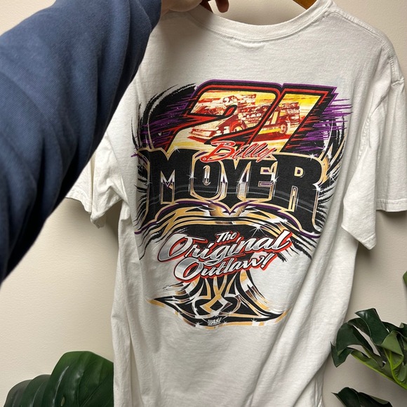 Early 00s Billy Moyer #21 Nascar‎ All over Print Shirt - Picture 6 of 6